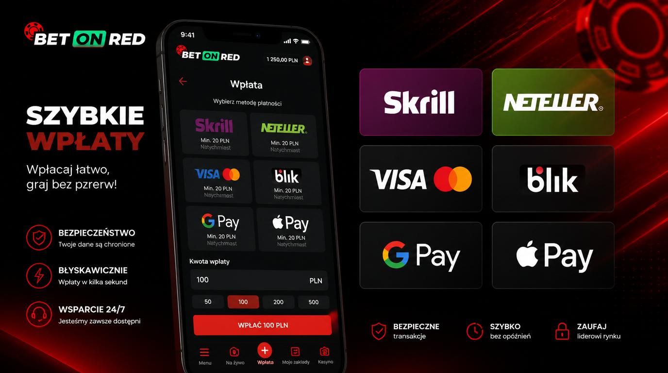 Interfejs wpłat i wypłat: karta, portfele, BLIK, Google Pay, Apple Pay w jednym obrazie