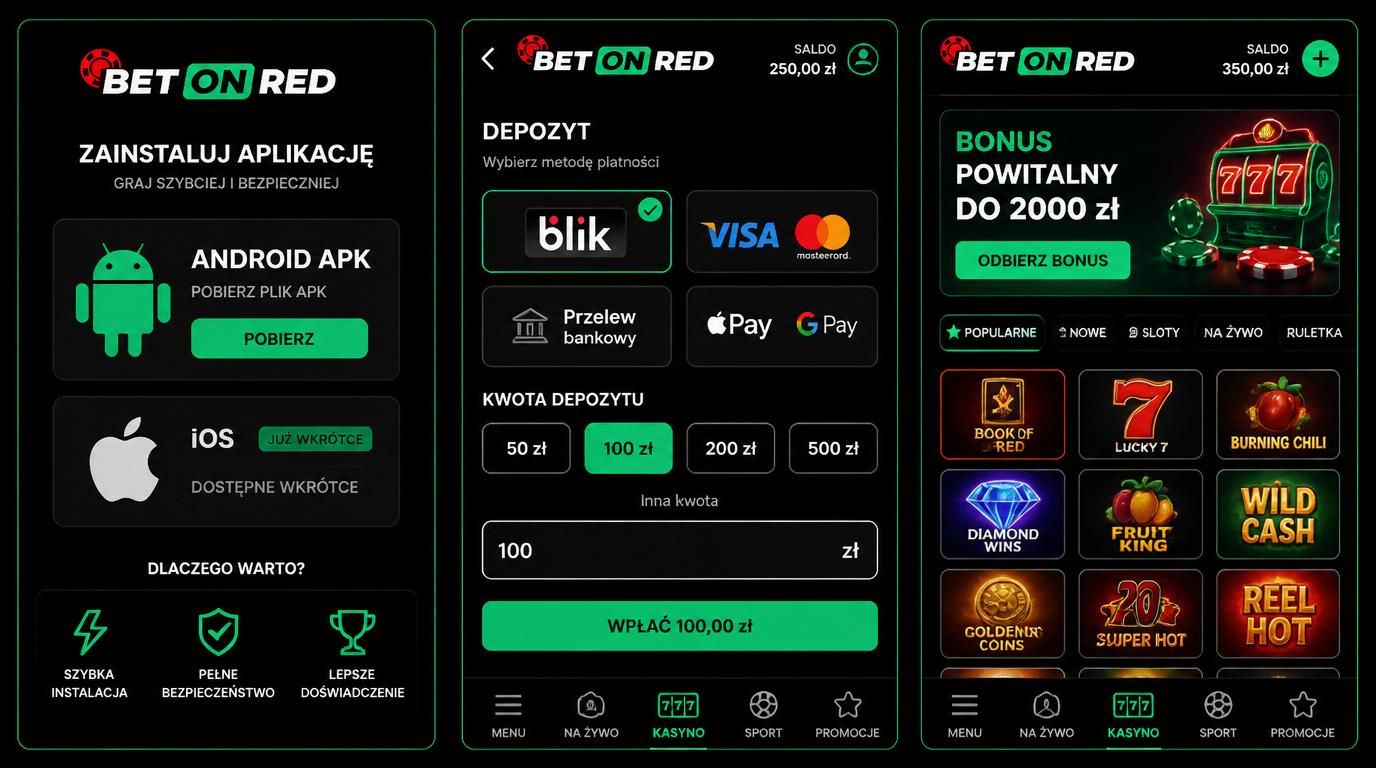 Ikona ekranu instalacji aplikacji z APK oraz metody płatności BLIK i kartą kredytową